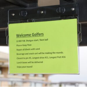 Golf Shark Cart Sign Holder